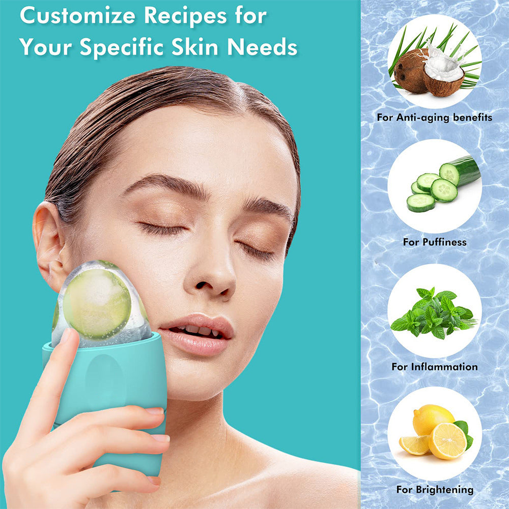 Silicone Ice Face Roller – Pore Tightening, Dark Circle Removal & Skin Massage Tool