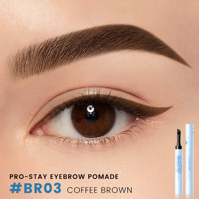 2-in-1 Eyebrow Gel & Eyeliner Pencil – 3 Waterproof Long-Lasting Colors CJ