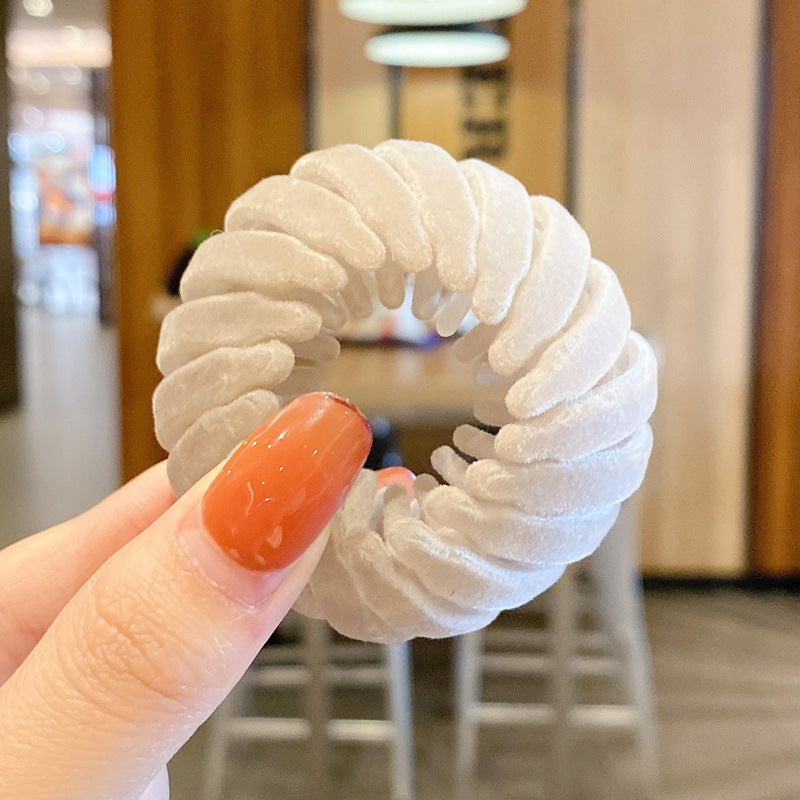 Women Hair Coiler Hairpin High Ponytail Holder