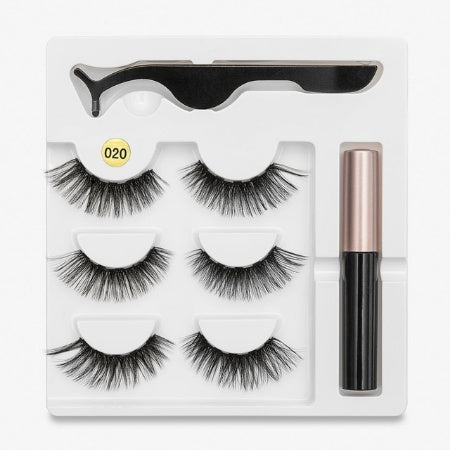 Magnetic False Eyelashes – Fashionable Pair with Secure Hold CJ