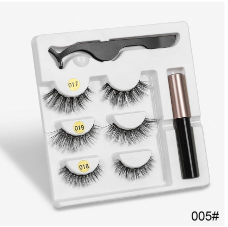 Magnetic False Eyelashes – Fashionable Pair with Secure Hold CJ