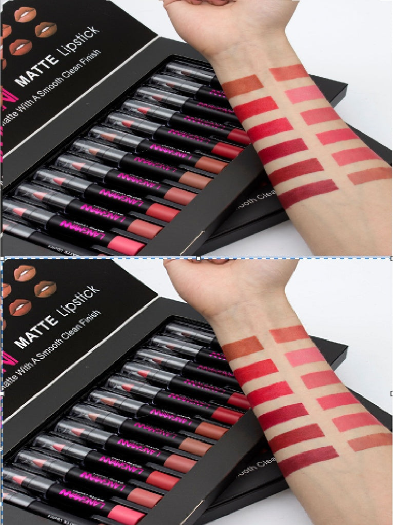 Matte Lipstick Set – Waterproof Long-Lasting Velvet Finish CJ