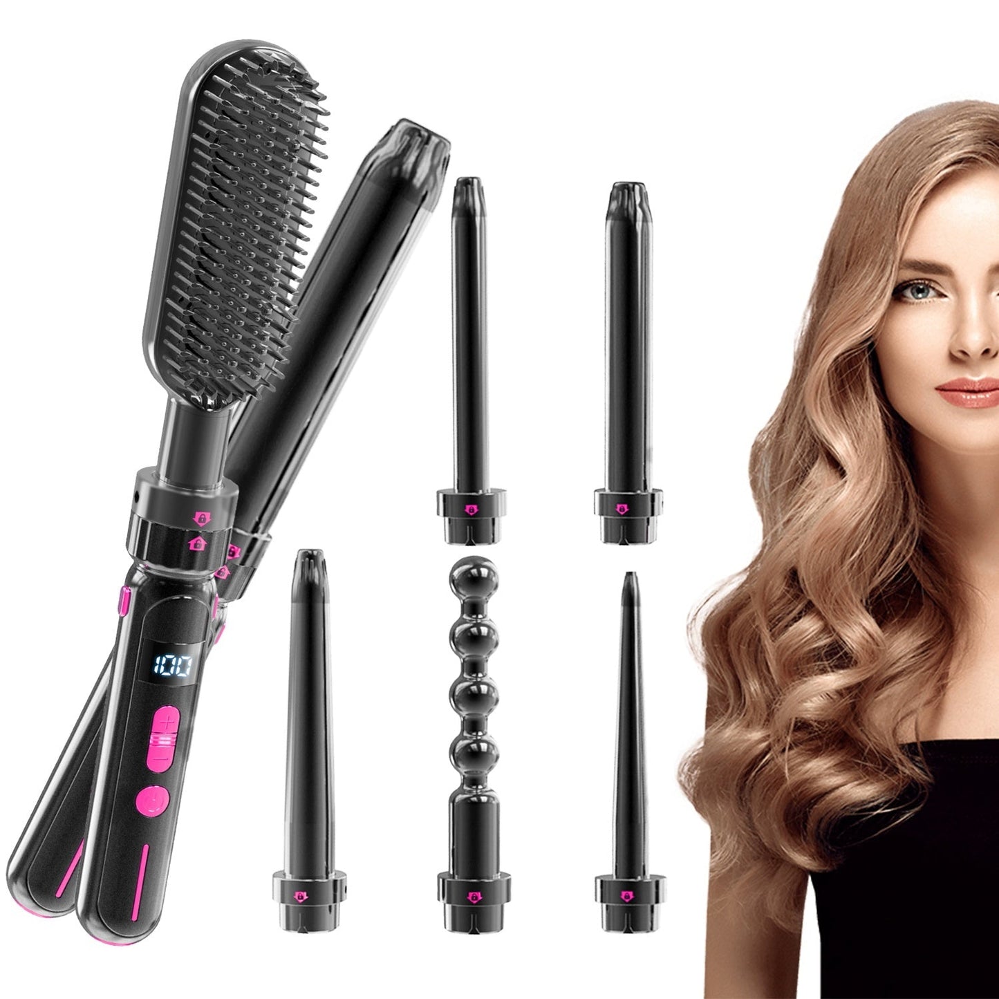 Safe Easy-to-Use Hair Curling Sticks – Multiple Shapes for Custom Curls CJ