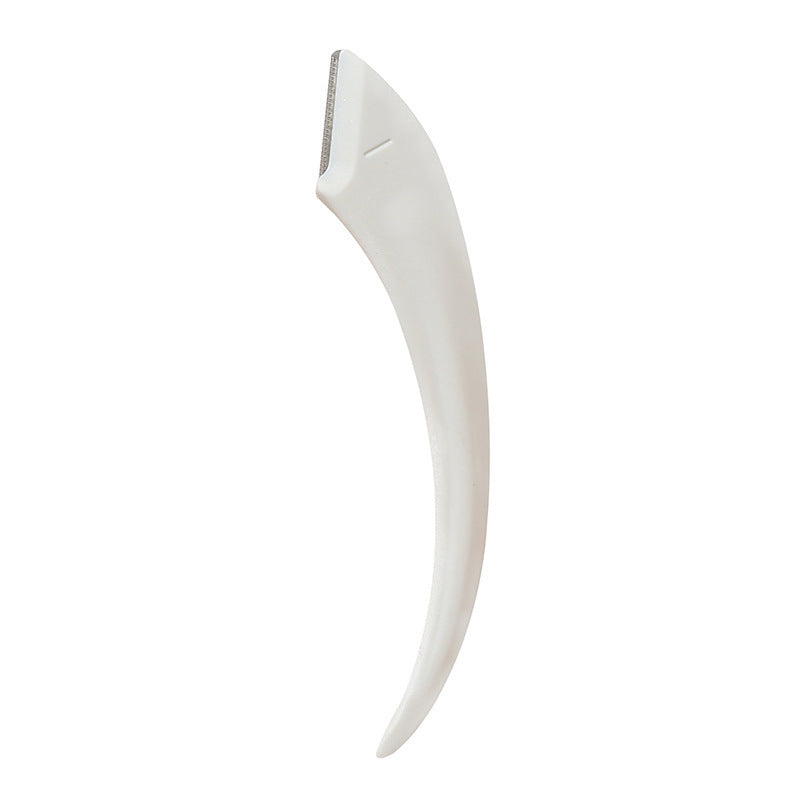 Eyebrow Trimming Knife with Comb – Curved Moon Small Beauty Tool CJ