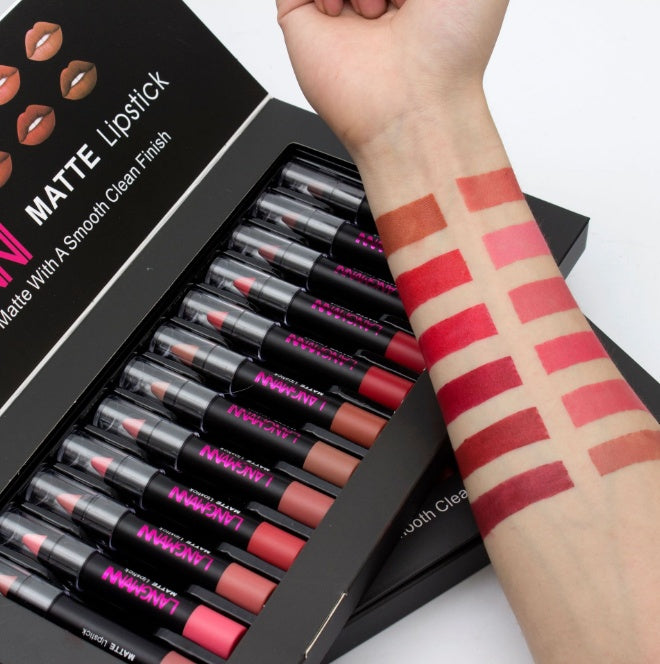 Matte Lipstick Set – Waterproof Long-Lasting Velvet Finish CJ