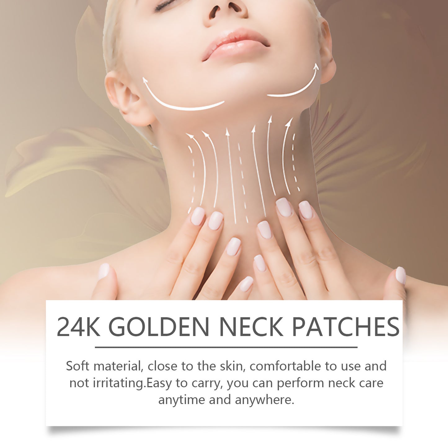 24K Gold Collagen Neck Patch – Firming & Hydrating Treatment