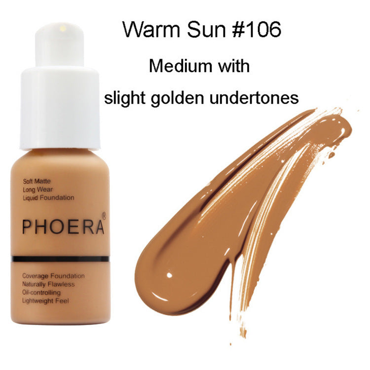 Matte Concealer Foundation Cream – Oil Control Natural Color Press Type CJ