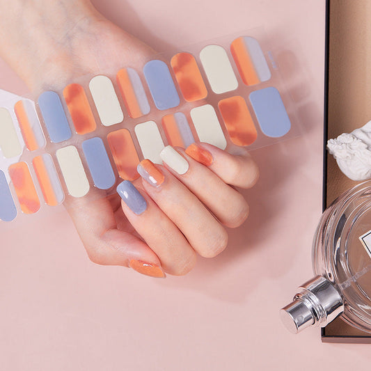 Rainbow Full-Coverage Cute Nail Stickers CJ