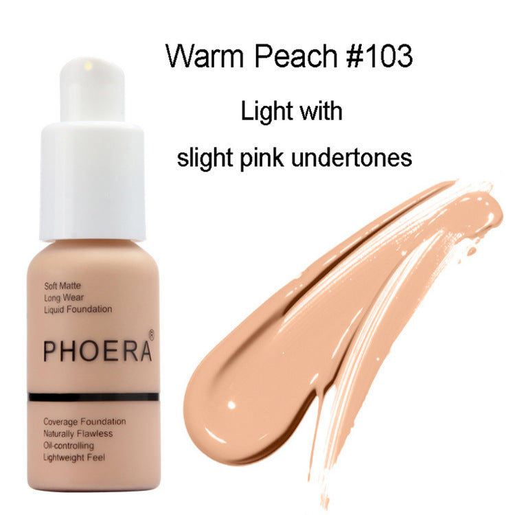 Matte Concealer Foundation Cream – Oil Control Natural Color Press Type CJ