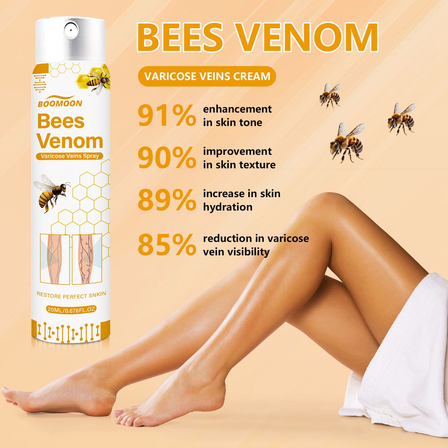 Vein Relief Spray 20ml – Soothe and Smooth Legs