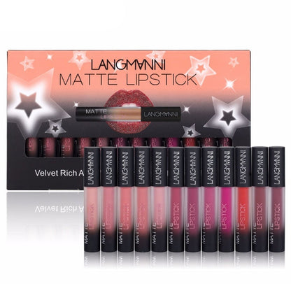 Matte Lipstick Set – Waterproof Long-Lasting Velvet Finish CJ