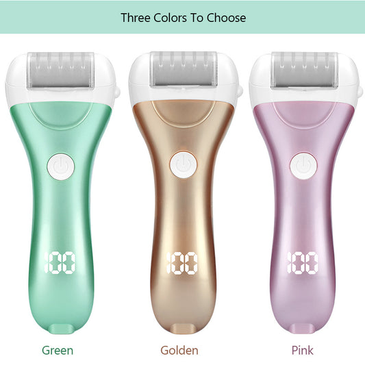Electric Foot File for Heels – Professional Pedicure Tool to Remove Dead Skin, Calluses, and Hard Skin