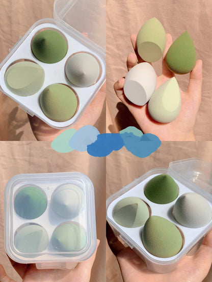 Makeup Egg Box – Beauty Blender Sponges Set with Storage Case CJ