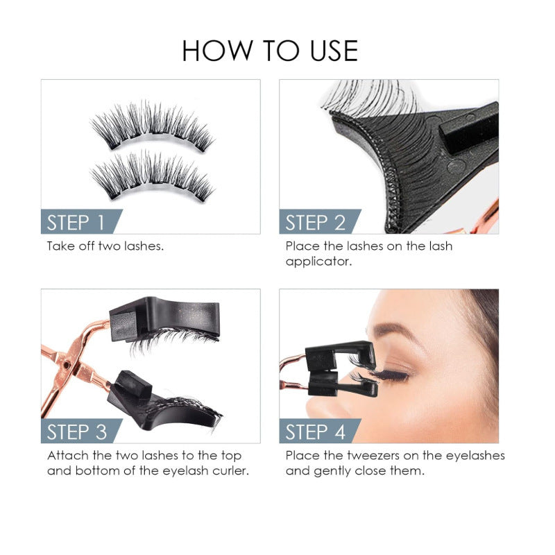 Magnetic False Eyelash Clip Set – Easy Application