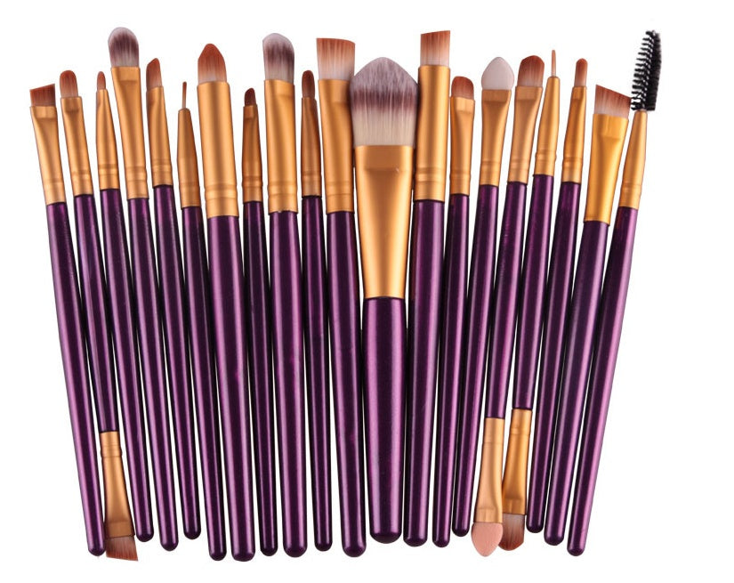 Makeup Brush Set – Loose Powder, Blush & Eyeshadow Brushes for Professional and Daily Use CJ