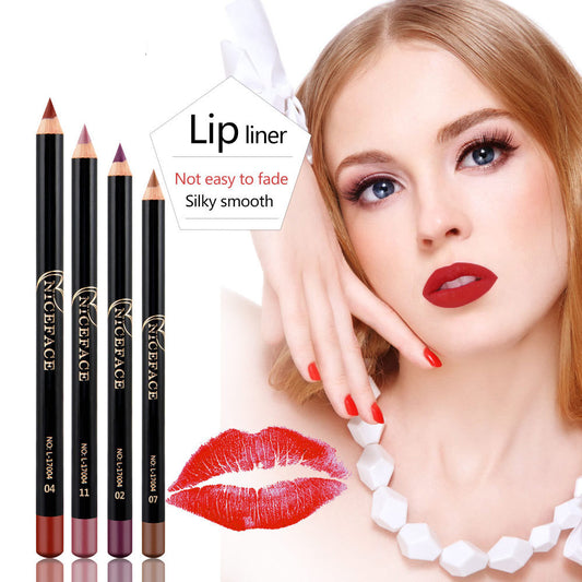 NICEFACE Nude Matte Lipstick Pencil – Long-Lasting Smooth Lip Color