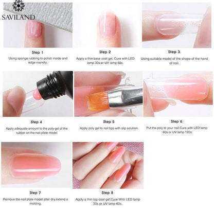 15g Nail Colored Crystal Extension Glue – Durable & Easy Application
