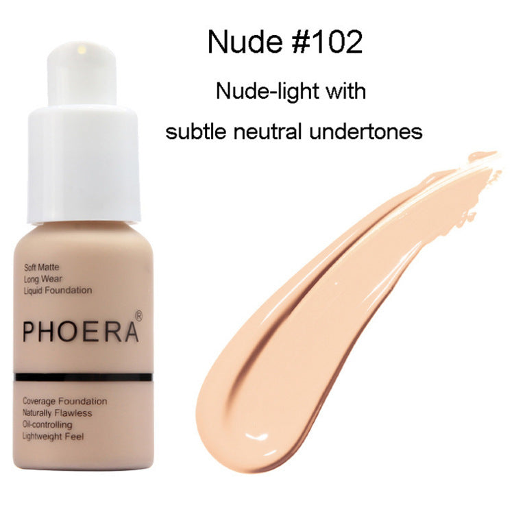 Matte Concealer Foundation Cream – Oil Control Natural Color Press Type CJ