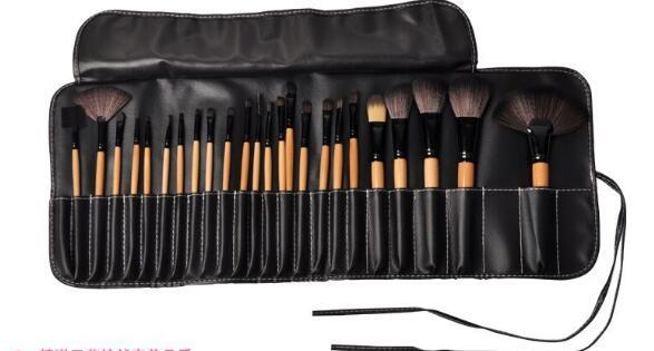 24-Piece Professional Makeup Brush Set – Foundation, Eyeshadow & Brow Brushes CJ