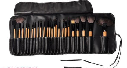 24-Piece Professional Makeup Brush Set – Foundation, Eyeshadow & Brow Brushes CJ