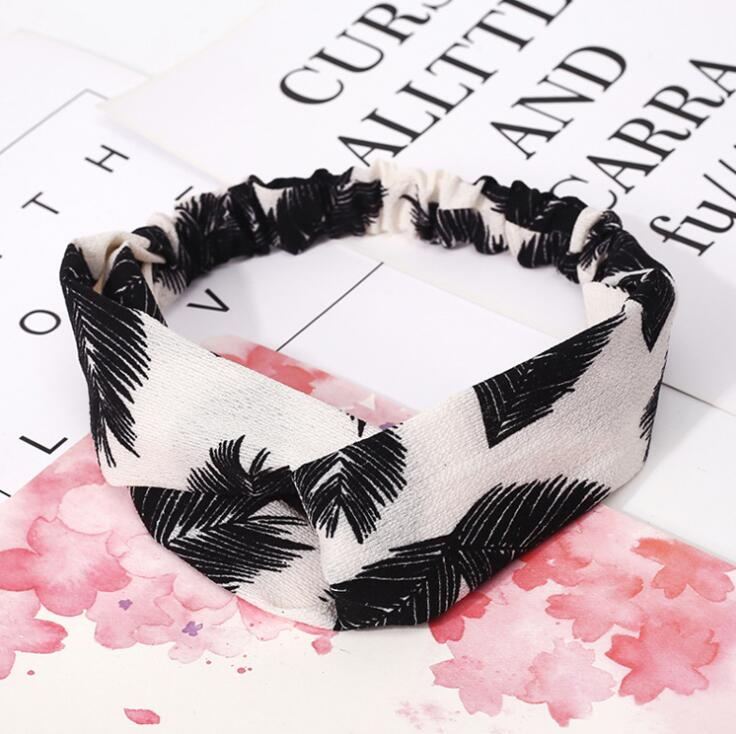 Women's Retro Printed Headband – Stylish Hair Accessory for Everyday Wear CJ