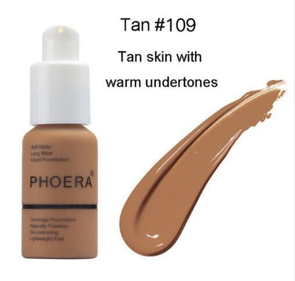 Matte Concealer Foundation Cream – Oil Control Natural Color Press Type CJ