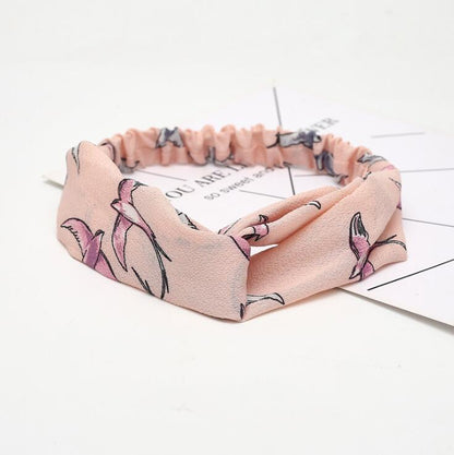 Women's Retro Printed Headband – Stylish Hair Accessory for Everyday Wear CJ