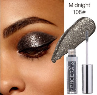 PHOERA Magnificent Metals Glitter & Glow Liquid Eyeshadow – 12 Colors CJ