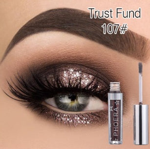 PHOERA Magnificent Metals Glitter & Glow Liquid Eyeshadow – 12 Colors CJ