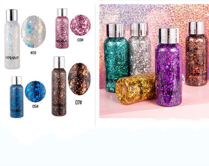 Multi-Purpose Glitter Gel – Eye, Nail, Hair, Body & Face Decoration