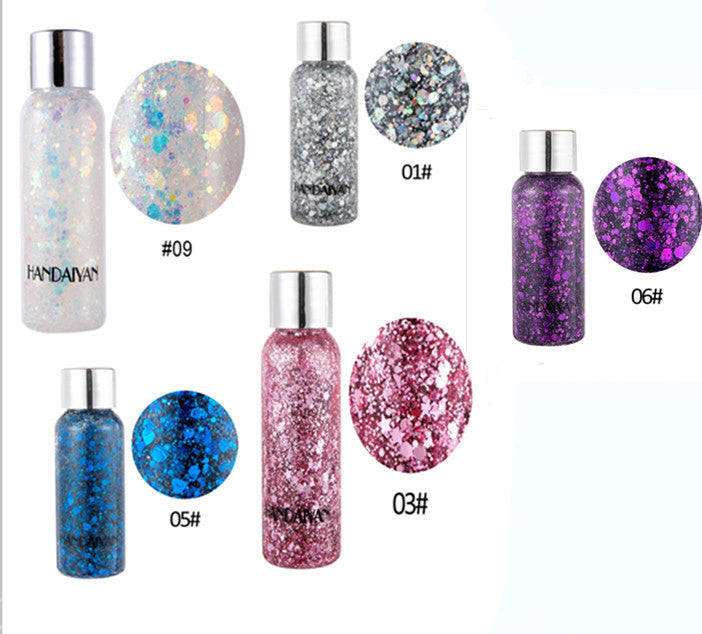 Multi-Purpose Glitter Gel – Eye, Nail, Hair, Body & Face Decoration