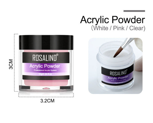 Nail Powder Acrylic System Kit – Professional Nail Art Set with Liquid, Glass Cup & Tools CJ