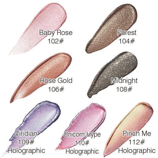 PHOERA Magnificent Metals Glitter & Glow Liquid Eyeshadow – 12 Colors CJ