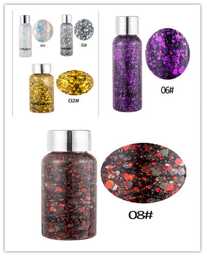 Multi-Purpose Glitter Gel – Eye, Nail, Hair, Body & Face Decoration