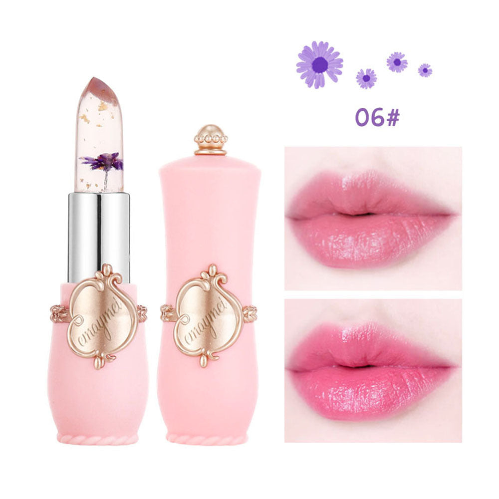 Maymei Color Changing Lip Balm – Moisturizing Lipstick with Dried Flower Inside