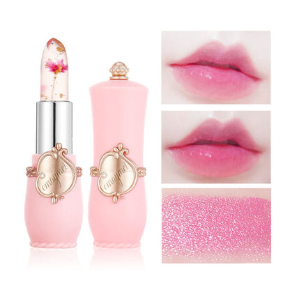 Maymei Color Changing Lip Balm – Moisturizing Lipstick with Dried Flower Inside