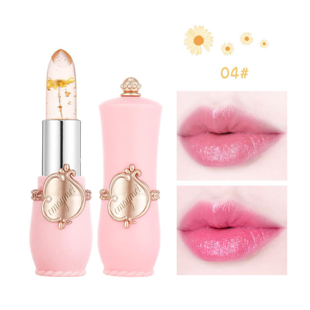 Maymei Color Changing Lip Balm – Moisturizing Lipstick with Dried Flower Inside