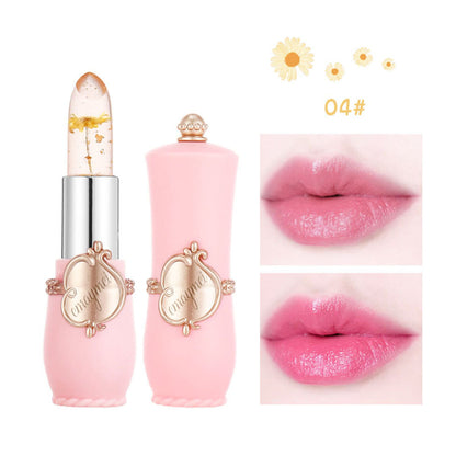 Maymei Color Changing Lip Balm – Moisturizing Lipstick with Dried Flower Inside