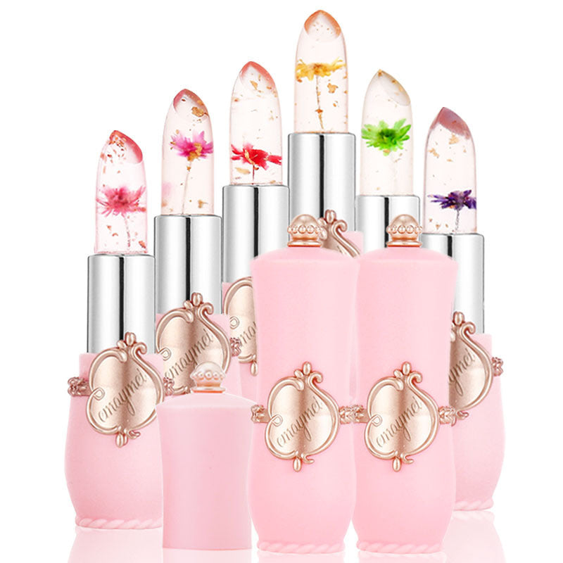 Maymei Color Changing Lip Balm – Moisturizing Lipstick with Dried Flower Inside