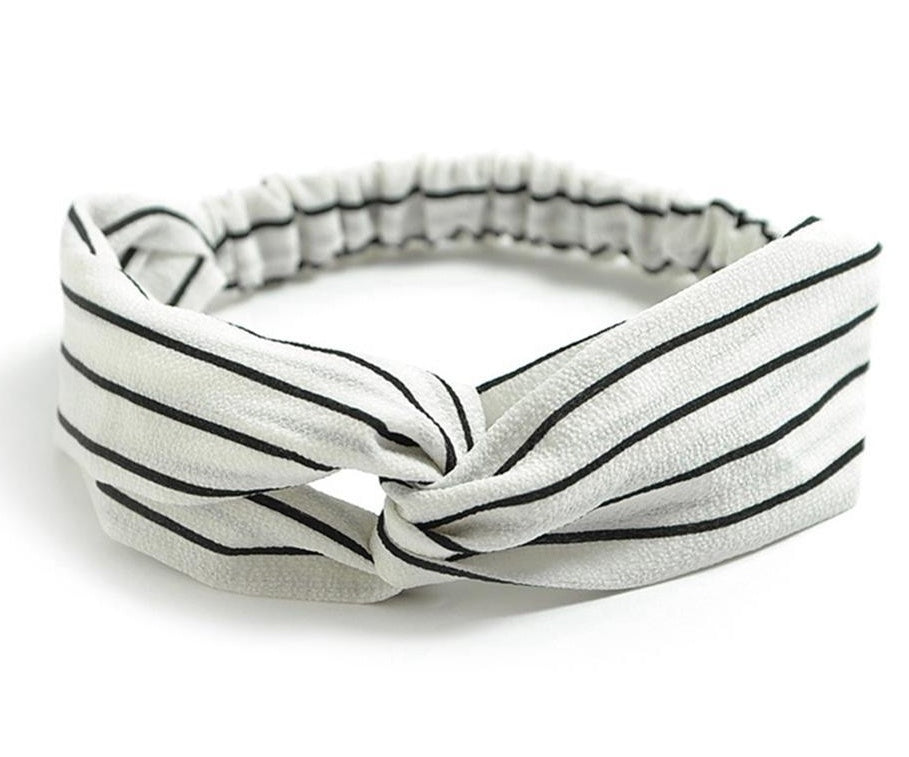 Women's Retro Printed Headband – Stylish Hair Accessory for Everyday Wear CJ