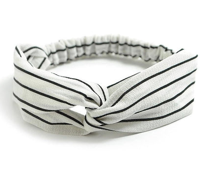 Women's Retro Printed Headband – Stylish Hair Accessory for Everyday Wear CJ