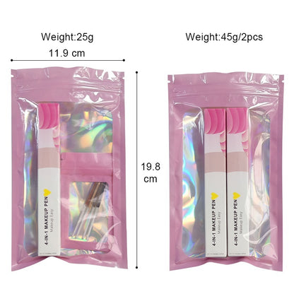 Four-in-One Cosmetic Brush – Highlight, Lip Liner, Eyeliner, and Eyebrow Pencil