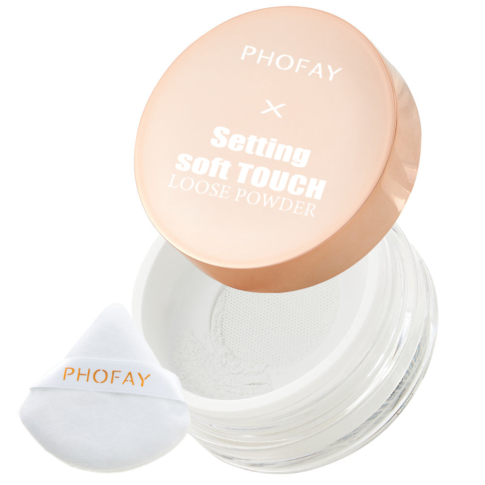 PHOFAY Soft Touch Setting Loose Powder – Smooth Matte Finish for Long-Lasting Makeup CJ
