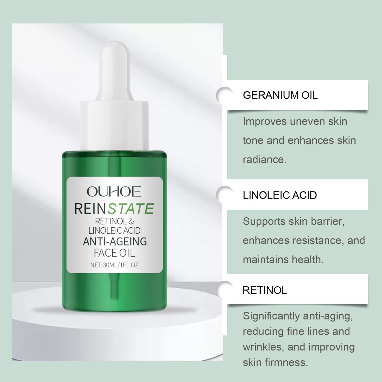 Retinol Facial Oil – Repair & Acne Skin Treatment