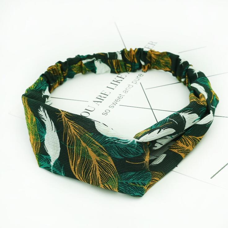 Women's Retro Printed Headband – Stylish Hair Accessory for Everyday Wear CJ
