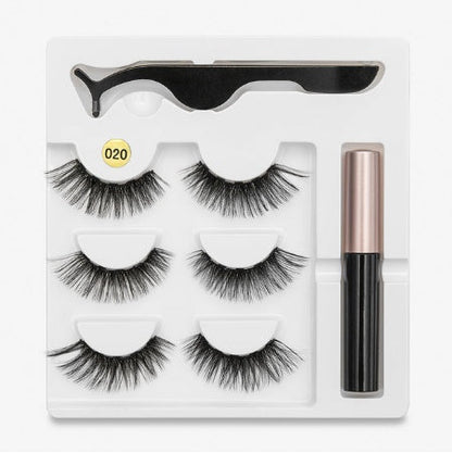 Magnetic False Eyelashes – Fashionable Pair with Secure Hold CJ