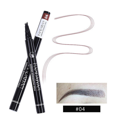 4-Head Liquid Eyebrow Pencil – Multi-Function Tattoo & Shaping Eyebrow Tool CJ
