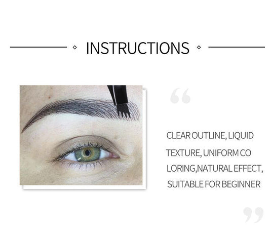 4-Head Liquid Eyebrow Pencil – Multi-Function Tattoo & Shaping Eyebrow Tool CJ