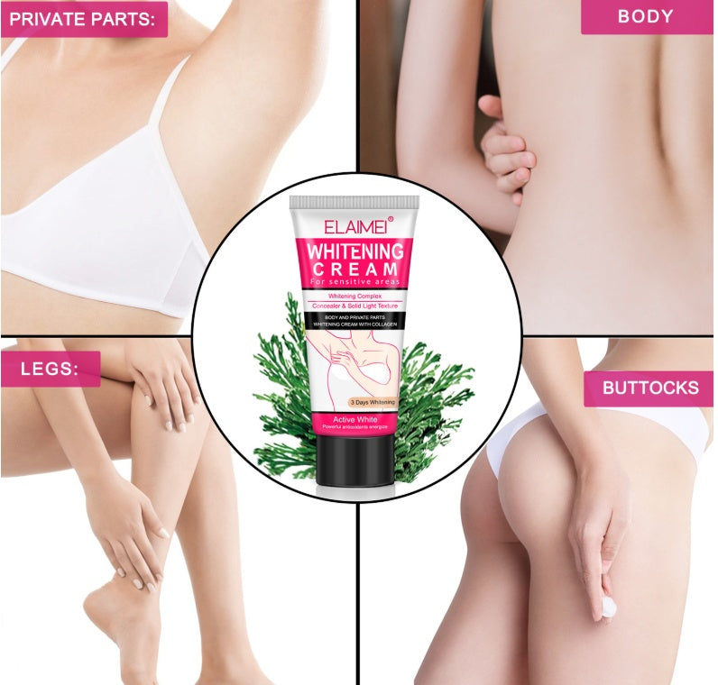 His Majesty Whitening Body Cream – Instant Brightening & Smooth Finish for Radiant Skin CJ