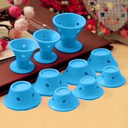Soft Silicone Hair Rollers – Magic No-Heat Curling Hair Styling Tool CJ